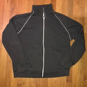 American Apparel Track Jacket ZIP Sweatshirt- XL